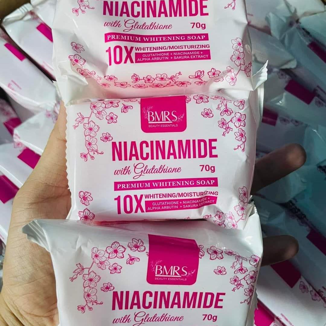 BMRS NIACINAMIDE GLUTA SOAP 10X WHITENING & MOISTURIZING - Filipino Favorite