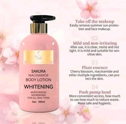 Shawill - Sakura Niacinamide Body Lotion 500 ml ✅FDA APPROVED ✅