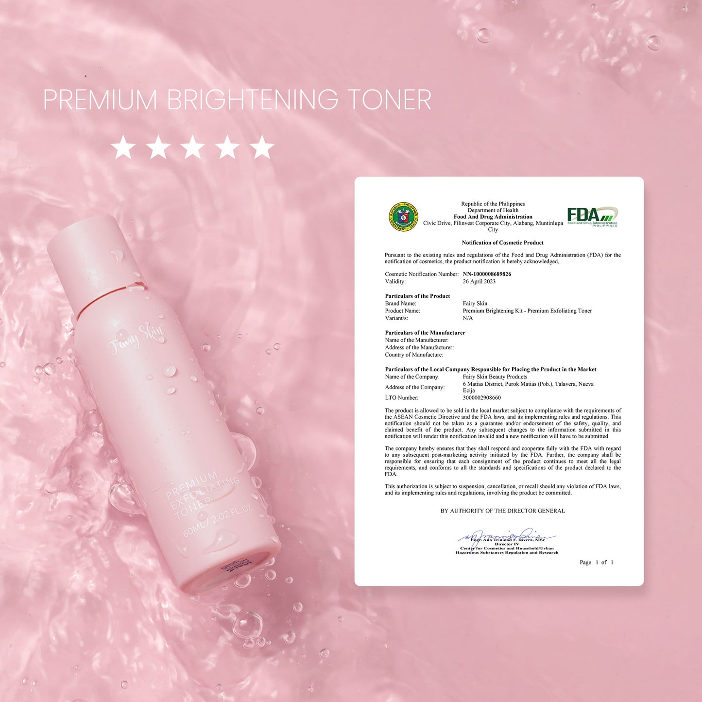Fairy Skin Premium Brightening Kit-Filipino Favorite