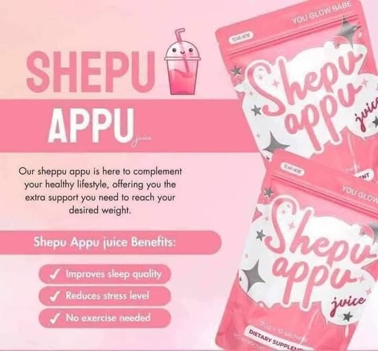 2-Pack You Glow Babe Shape Up Shepu Appu Juice Powder Mix, (20 Sachets x 15g) FOR $30