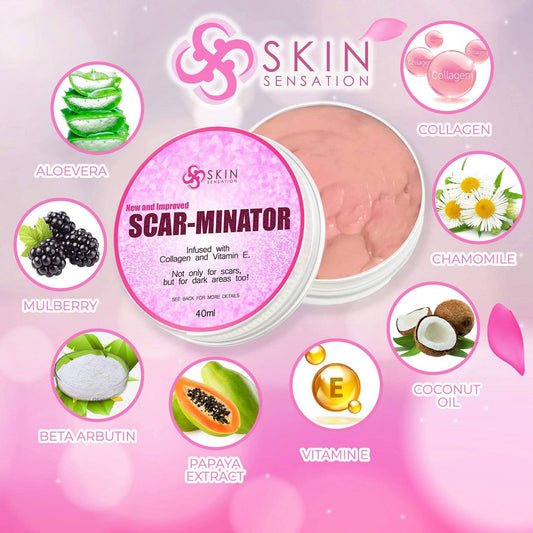 Skin Sensation Scar-Minator Cream (with Collagen and Vitamin E) 50g