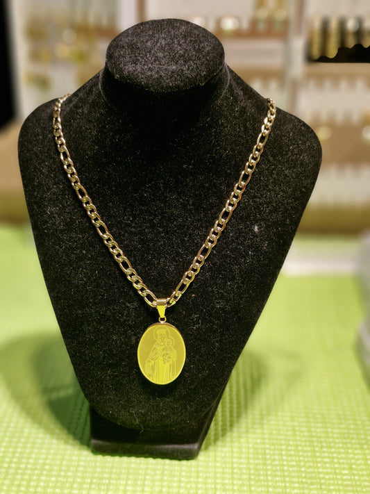 The Thai Guardian Gold Necklace- 14 Karat  Thailand Gold