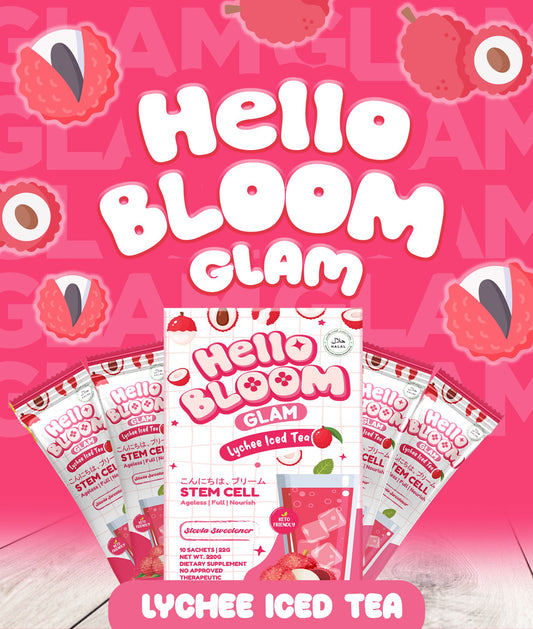 Hello Bloom Glam Lychee Ice tea