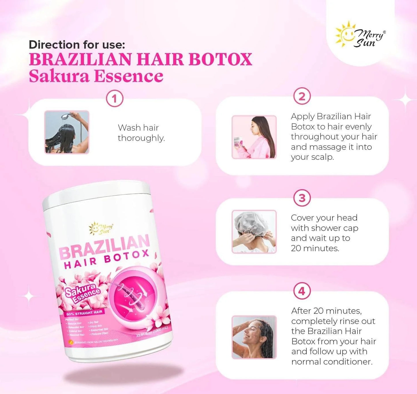 Brizilian Hair Botox by MerrySun , Sakura Essence