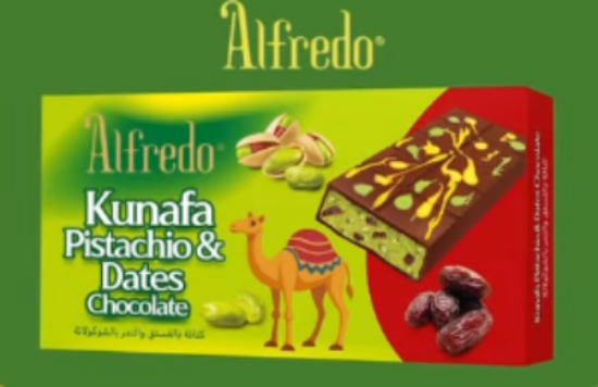 Alfredo kunafa pistachio chocolate