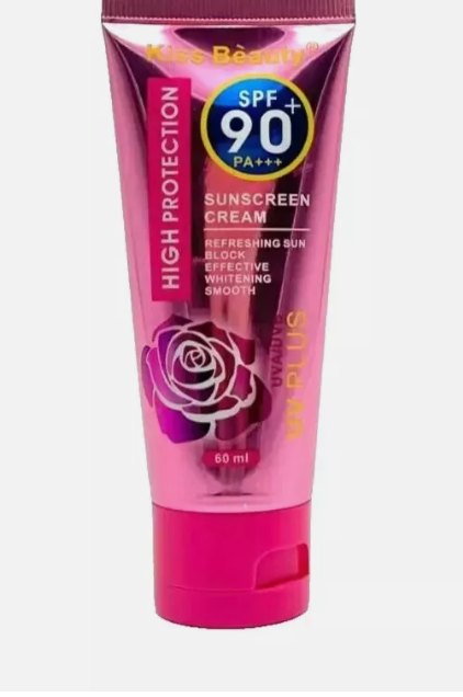 Waterproof SPF 90+ Sunscreen Cream Skin Care For Facial Body Sunblock Lotion 60ml
