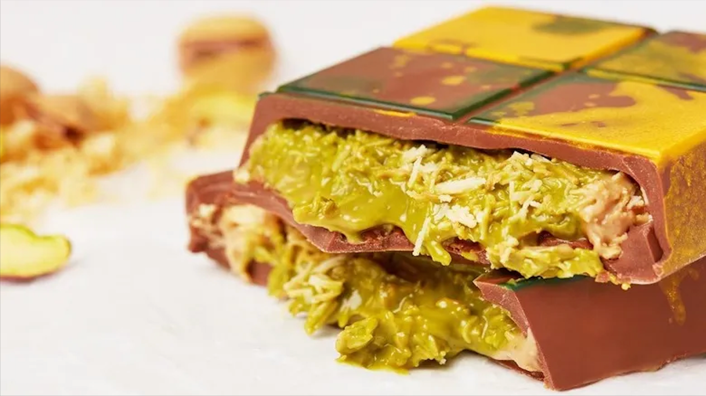 Alfredo kunafa pistachio chocolate