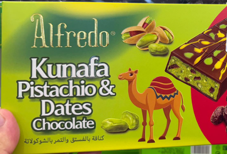 Alfredo kunafa pistachio chocolate