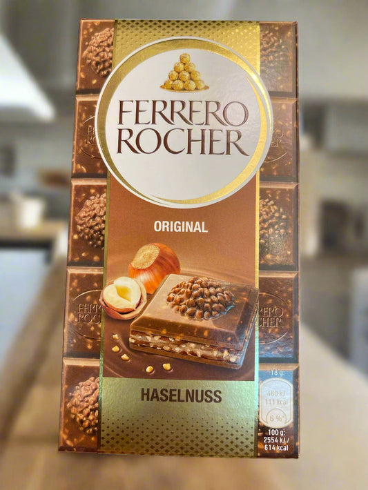 Ferrero Rocher Bar Chocolate 100g Haselnuss Original