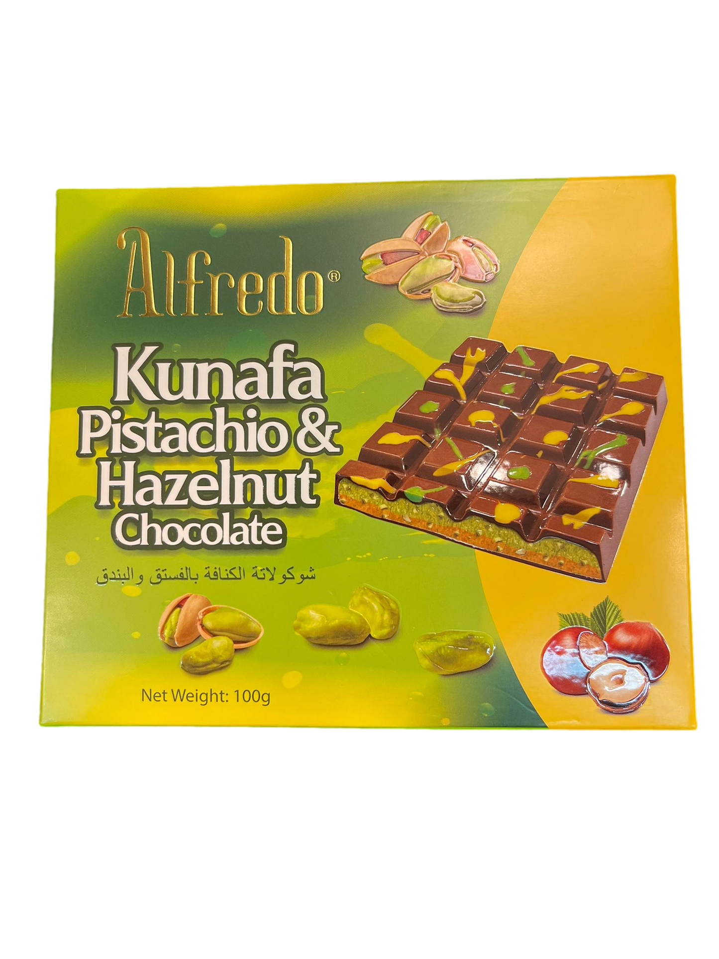 Alfredo kunafa pistachio chocolate