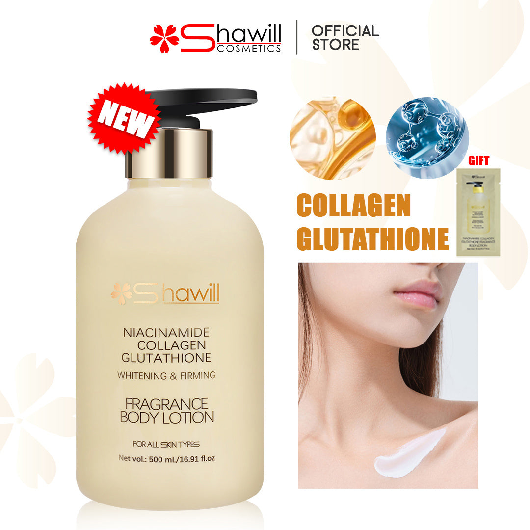 Shawill Sakura Niacinamide Collagen Glutathione Whitening Body Lotion 500mL