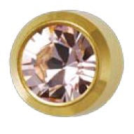 [Genuine]STUDEX Anti-allergy Earring JUNE Gold Plated(MADE IN USA) 2 PAIR FOR $11