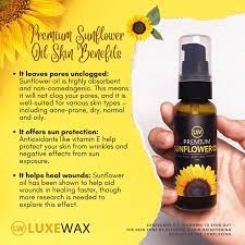 LUXE WAX Premium Sunflower Oil (50ml)