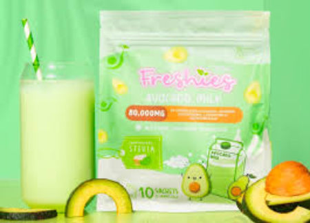 Freshies Avocado Milk 80,000mg Hydrolyzed Collagen 10 Sachets bundle of 2 pack for $30