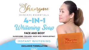 Shangme 4 in 1 beauty soap 135g.NEW PACKAGING shangme soap bundle for 2 for $23