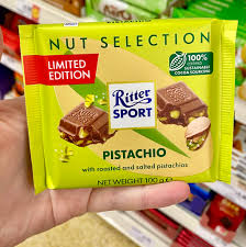Ritter Sport Pistachio with roasted and Salted Pistachios