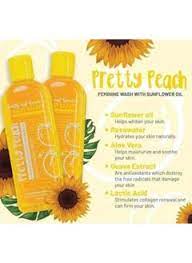 Pretty Peach Feminine Wash With Sunflower Oil and Cooling Effect, Beauty and Graces Pretty Peach Feminine Wash, Care Women Health