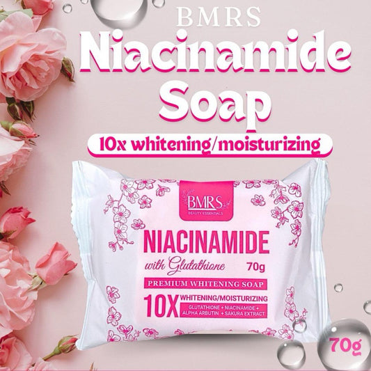 BMRS NIACINAMIDE GLUTA SOAP 10X WHITENING & MOISTURIZING - Filipino Favorite