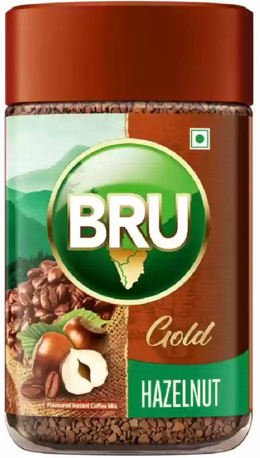 BRU Gold Hazelnut Coffee 55g