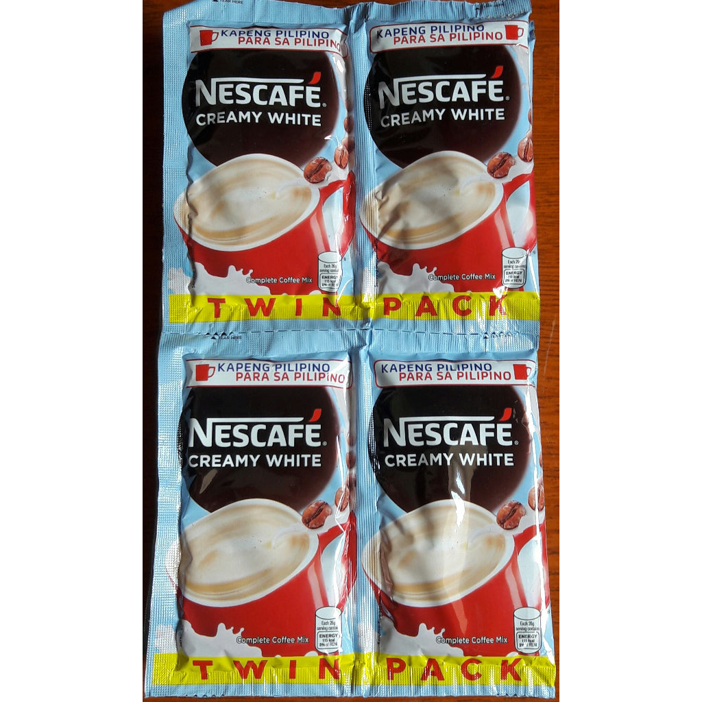 NEW] NESCAFE Sugarfree Creamy White Twin Pack 2x25.5g - Pack of 10 certified Halal