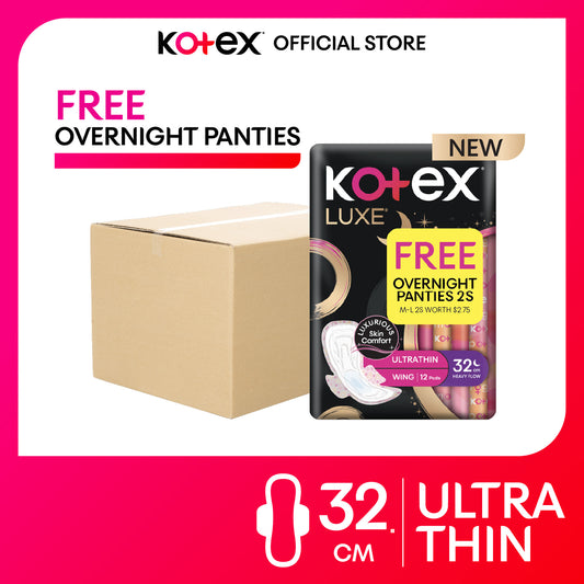 Kotex Luxe Pads Ultrathin Wing