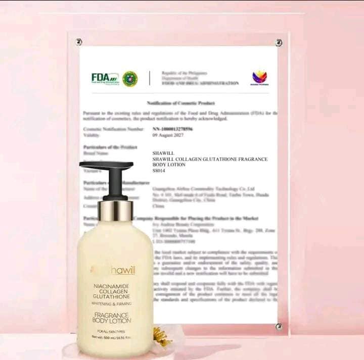Shawill Sakura Niacinamide Collagen Glutathione Whitening Body Lotion 500mL