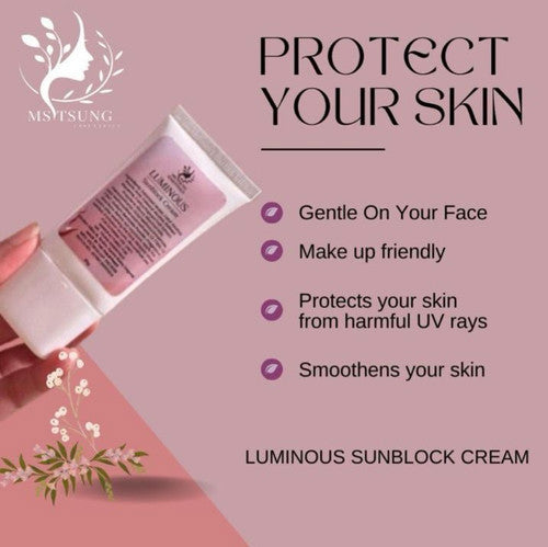 MS. TSUNG LUMINOUS SUNBLOCK CREAM SPF30 30G (SG READY STOCK)